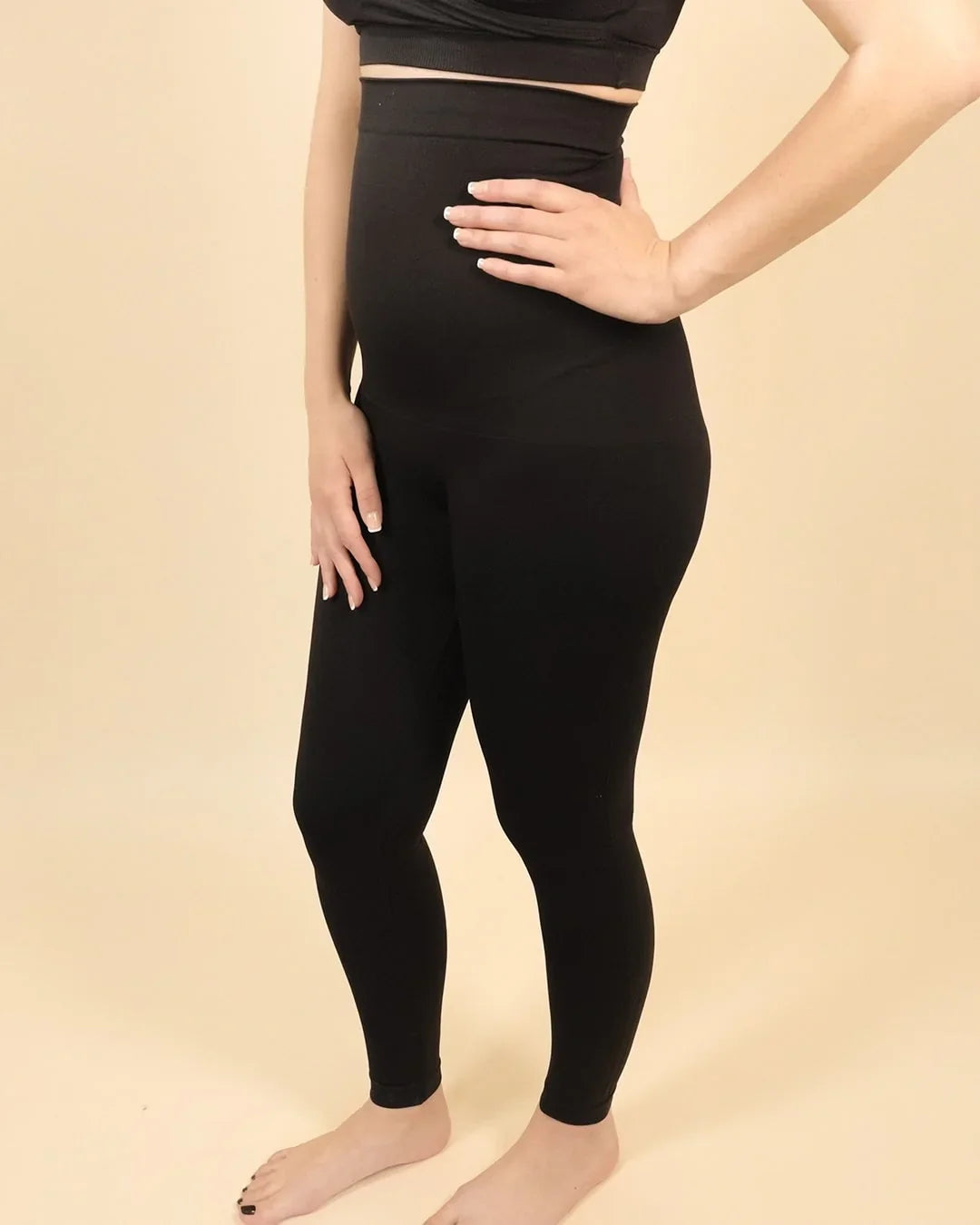 Postpartum Recovery Leggings Up