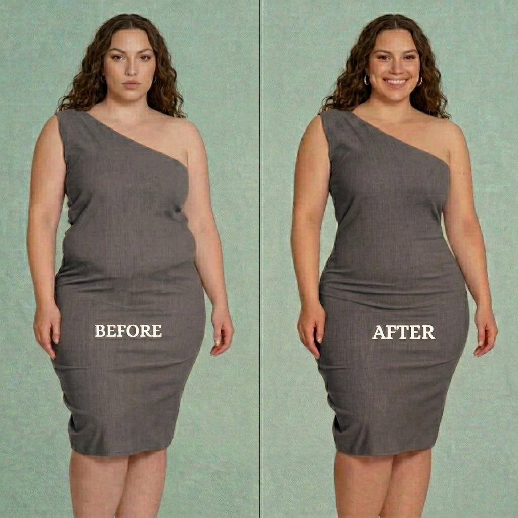 High-waisted shaping underwear for menopause belly