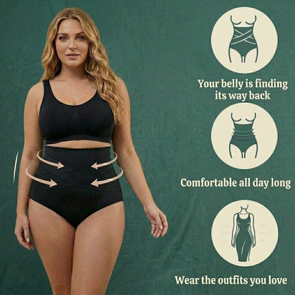 High-waisted postpartum shaping