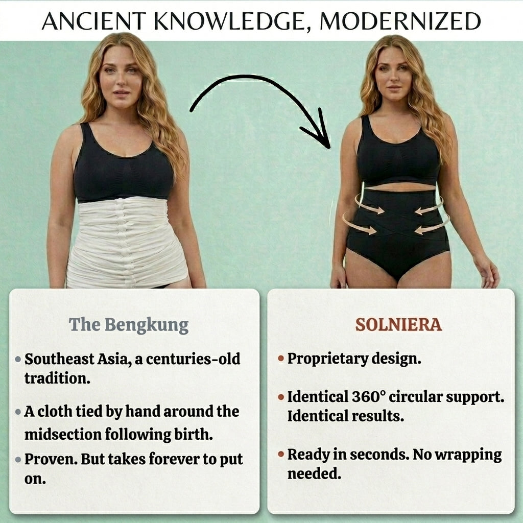 High-waisted postpartum shaping
