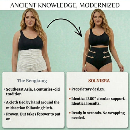High-waisted postpartum shaping