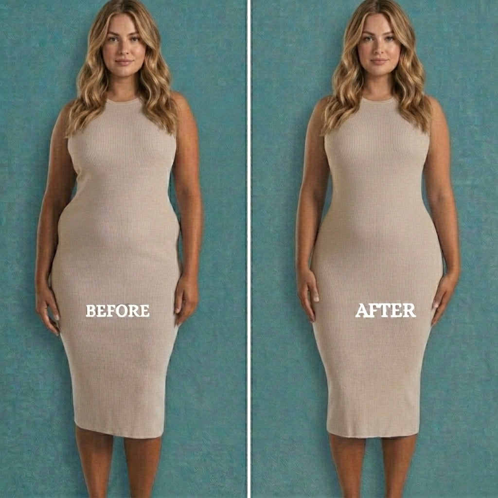 High-waisted shaping underwear for menopause belly